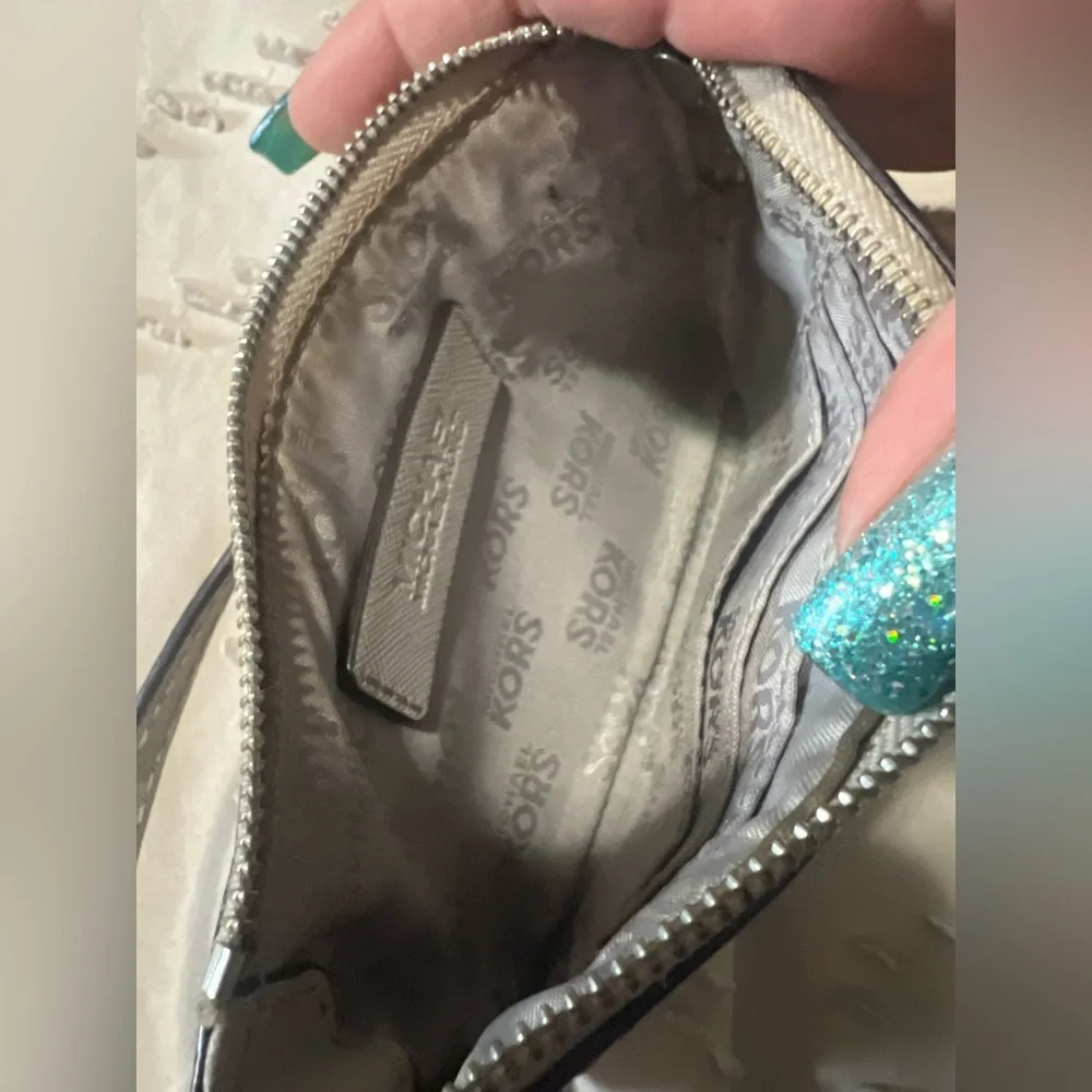 Michael Kors Gray Wristlet